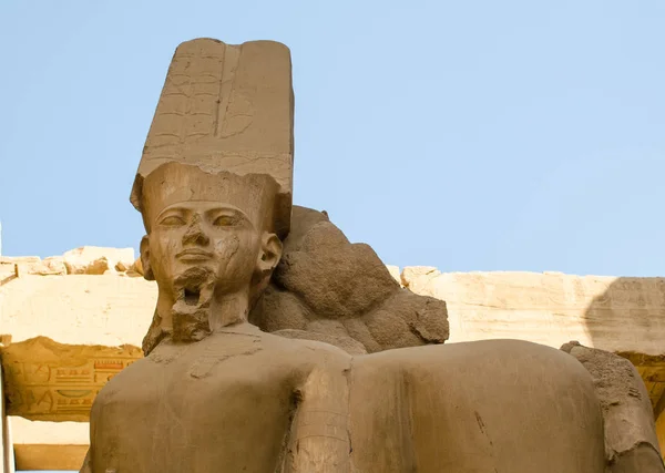 Γλυπτική στο ναό Karnak στο Λούξορ. Αίγυπτος. — Φωτογραφία Αρχείου