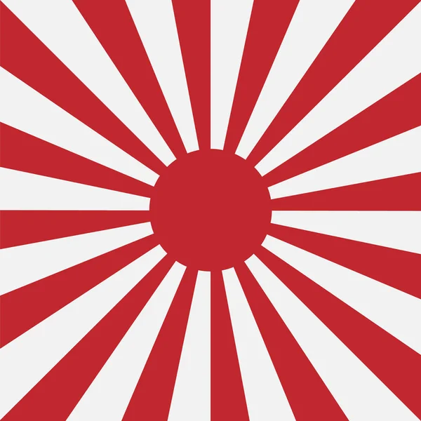 Image Vectorielle Japon Rouge Soleil Fond Écran Vecteur Illustration Rétro — Image vectorielle