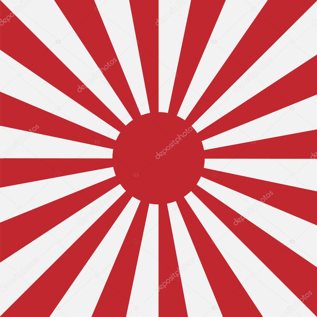 Stock vector japan red sun wallpaper background vector illustration retro ray background vector