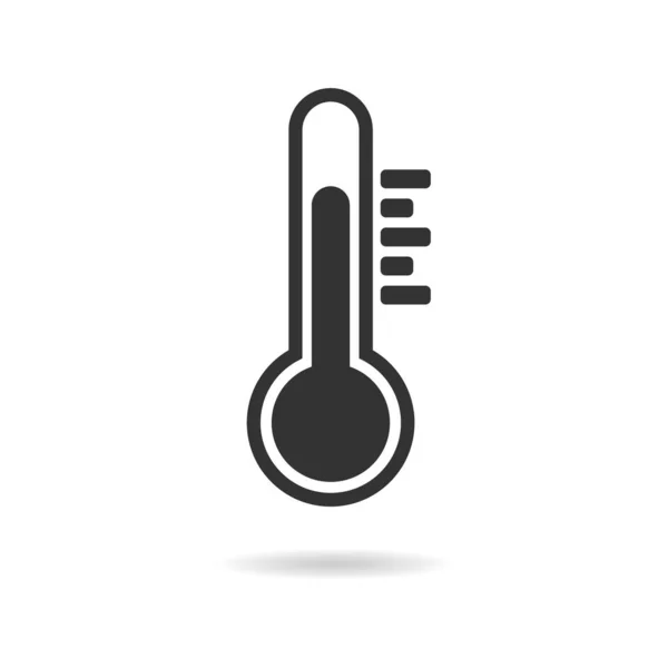 Thermometer app icon. Air temperature measurement. UI UX user