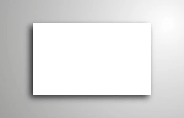 Efeito de papel com sombras realistas transparentes. Web banner, template ou mock up. Brochuras para mensagem promocional isolada em fundo branco. Folhetos para o seu design e negócios. —  Vetores de Stock