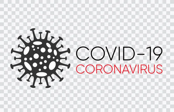 Coronavirus Bacteria Cell Icon, 2019-nCoV Novel Coronavirus Bacteria (em inglês). No Infection and Stop Coronavirus Concepts Dangerous Coronavirus Cell in China, Wuhan. fundo transparente Isolado Vector Ícone — Vetor de Stock