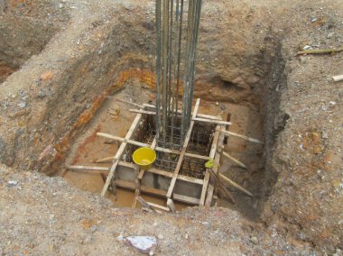 Cap formu iş ve kazılan kazık kazık    