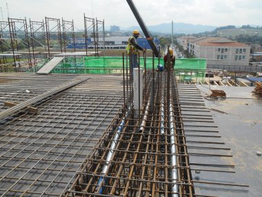 Deforme çelik çubuklar veya çelik takviye bar sıcak haddelenmiş