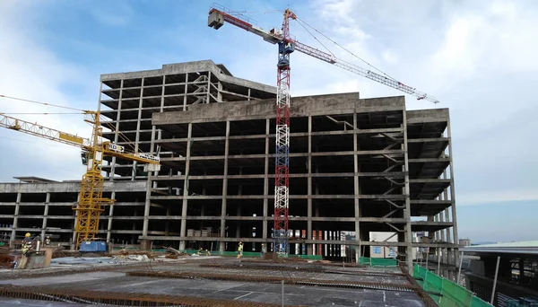 Baustelle im Gange — Stockfoto