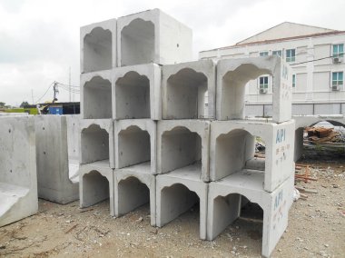 U şeklinde prekast beton drenaj