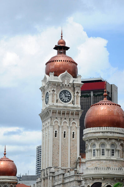 Фасад здания султана Абдул-Самада в Куала-Лумпуре, Малайзия
. 