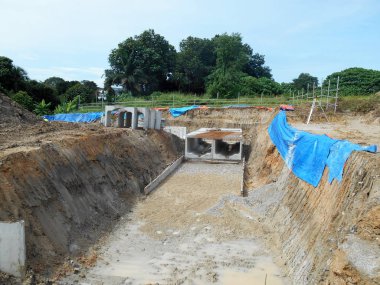 Yeraltı prekast beton kutu menfez drenaj