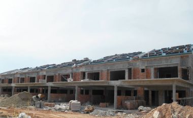 Cephe iki hikaye lüks Teras ev yapım aşamasında