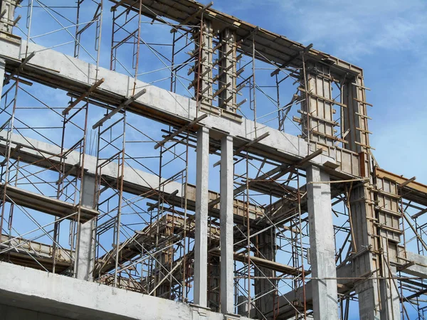 Kuala Lumpur Malaysia Januari 2017 Bygga Struktur Och Väggen Uppbyggnad — Stockfoto