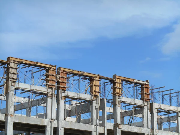 クアラルンプール マレーシア 2017 建築構造壁の建設工事現場 — ストック写真