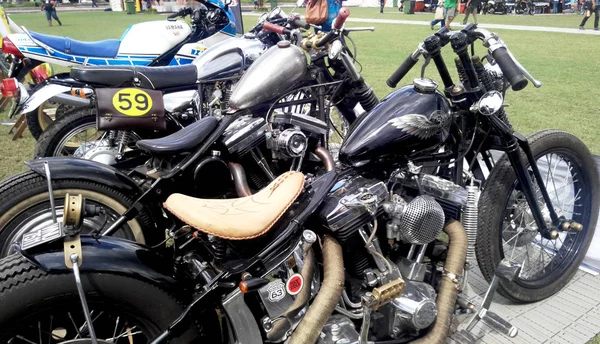 Custom Harley Davidson Motorcycle Stock Editorial Photo 