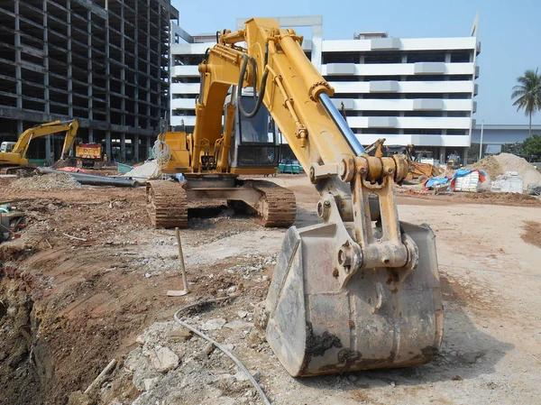 Kuala Lumpur Malezya Şubat 2017 Ağır Inşaat Makinesi Used Makinedir — Stok fotoğraf