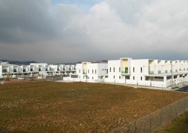 Modern tasarım çift hikaye yüksek maliyet Teras ev Seremban, Malezya.  