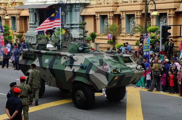 Броньованих Транспортних Засобів Боротьби Або Afv Належать Королівської Малайзії Збройних — стокове фото