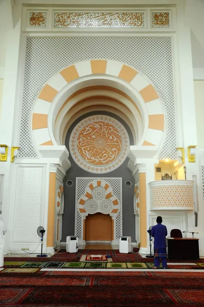 Detalhe Arquitetônico Interior Masjid Jamek Sultan Abdul Aziz Petaling Jaya — Fotografia de Stock