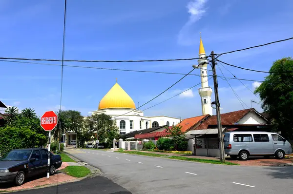 Buitenkant Van Masjid Lumpur Sultan Abdul Aziz Petaling Jaya Maleisië — Stockfoto