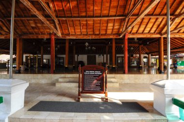 Eski Mescidi Besar Mataram Kotagede, Jogjakarta Endonezya iç. Tarih göre cami 1575 üzerinde inşa yapıldı.. 