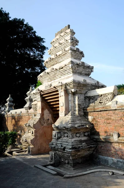Pintu Masuk Lengkung Masjid Besar Mataram Kotagede Jogjakarta Indonesia Lengkungan — Stok Foto