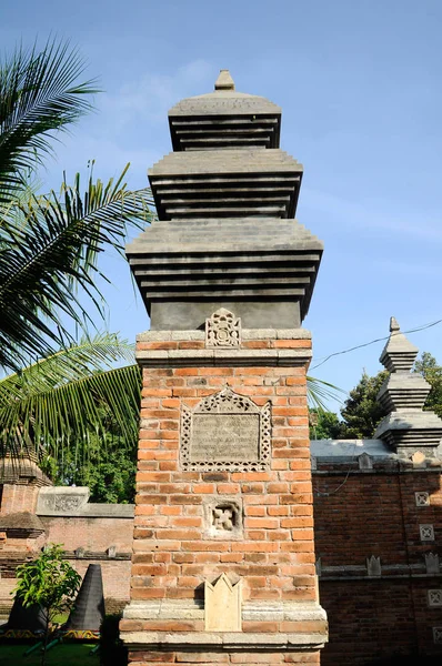 Desain Dan Detail Karya Batu Masjid Besar Mataram Kotagede Jogjakarta — Stok Foto