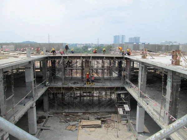 Kuala Lumpur Malaysia March 2017 Construction Site Progress Putrajaya Malaysia — Stock Photo, Image