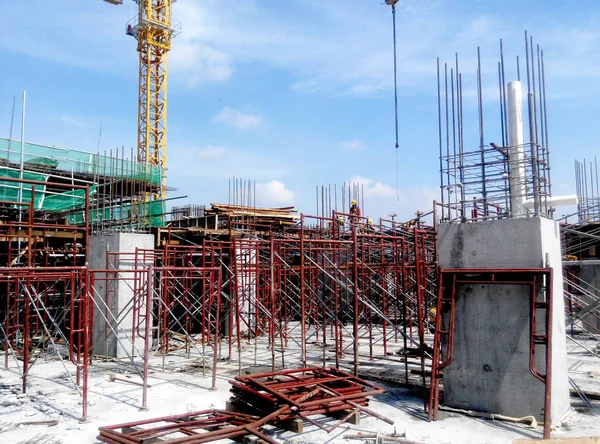 Kuala Lumpur Malaysia March 2017 Construction Site Progress Putrajaya Malaysia — стоковое фото