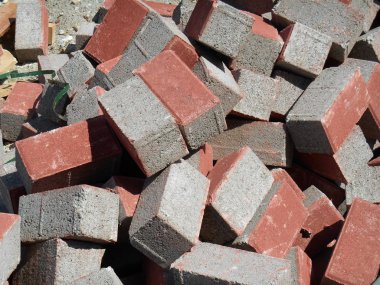 Prekast beton döşeme taş olarak kullanılan tamamlandıktan araç yolu ve yaya geçit için. 