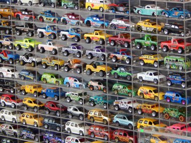 Seremban, Malezya-20 Mayıs 2017: koleksiyonları çeşitli araba minyatür model aynı ölçekte. Bazıları kıt ve toplayıcıları talepleri modelleri haline.
