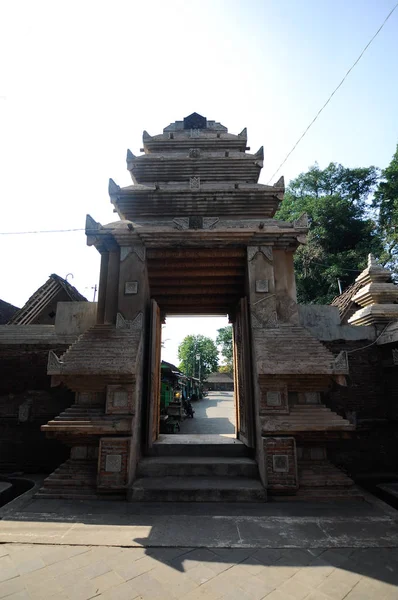 Jogjakarta Indonesia Giugno 2014 Arco Ingresso Vecchio Masjid Besar Mataram — Foto Stock