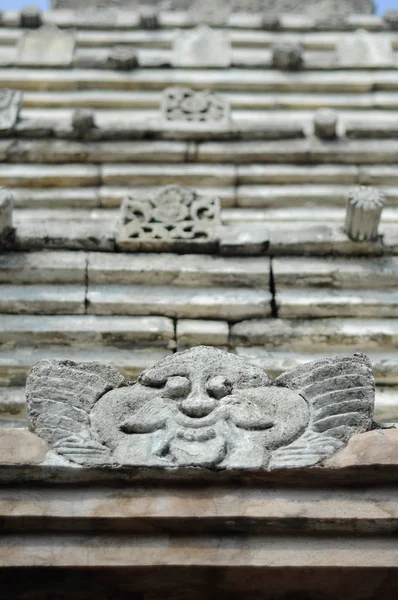 Stone Werk Design Detail Bij Oude Masjid Besar Mataram Kotagede — Stockfoto