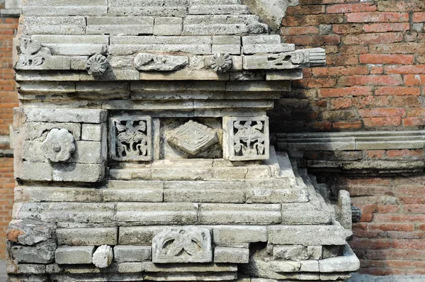 Stone Werk Design Detail Bij Oude Masjid Besar Mataram Kotagede — Stockfoto