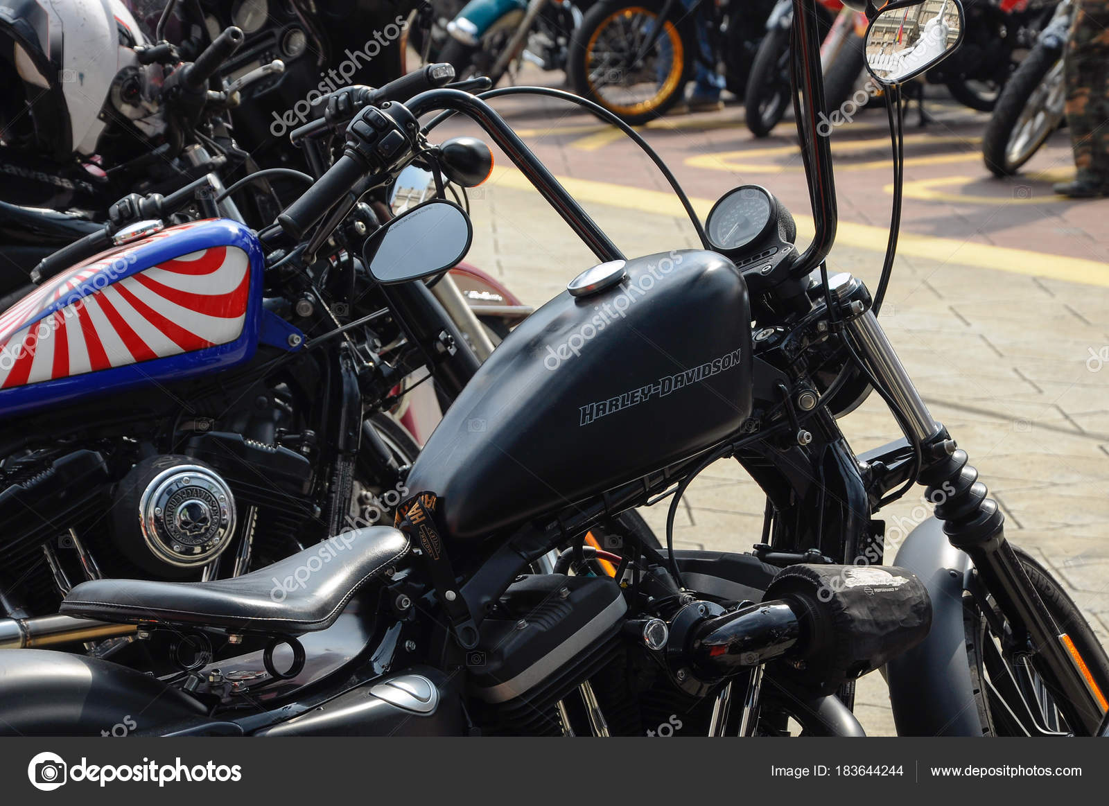 Motorcycle Tank Design Harley Davidson Motorcycle Fuel Tank Design Some Custom Made Its Stock Editorial Photo C Aisyaqilumar 183644244