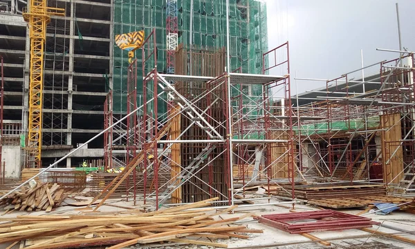 Kuala Lumpur Malaysien September 2016 Holzschalung Die Üblicherweise Aus Sperrholz — Stockfoto