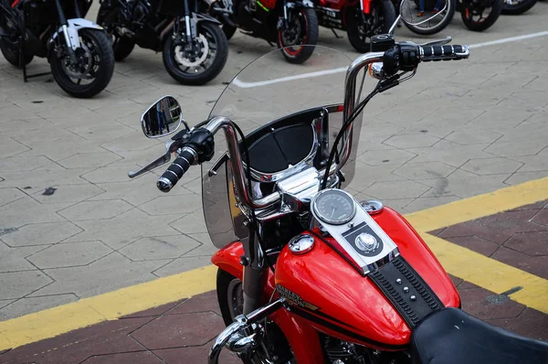 Harley Davidson Serbatoio Carburante Moto Design Alcuni Essi Sono Realizzati — Foto Stock