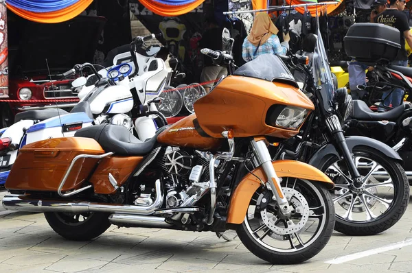 Různé Model Motocyklu Harley Davidson Easy Rider Parkování Otevřeném Prostoru — Stock fotografie