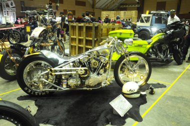 Özel Harley Davidson Motosiklet Serdang, Selangor, Malezya içinde toplanması. Değiştirilme tarihi ve yaratıcı sahibi tarafından geri. 