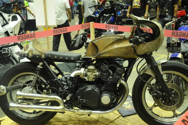 Reunião Costume Harley Davidson Motocicleta Serdang Selangor Malásia Modificado Restaurado — Fotografia de Stock