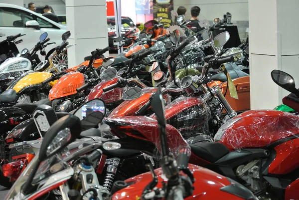 Kuala Lumpur Malaysia June 2017 Motocicleta Grande Bicicleta Showroom Enorme — Fotografia de Stock