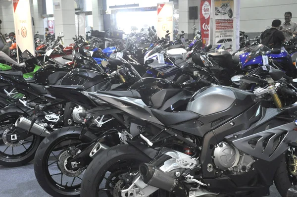 Kuala Lumpur Malajsie Června 2017 Velká Motorka Obrovském Showroomu Některé — Stock fotografie