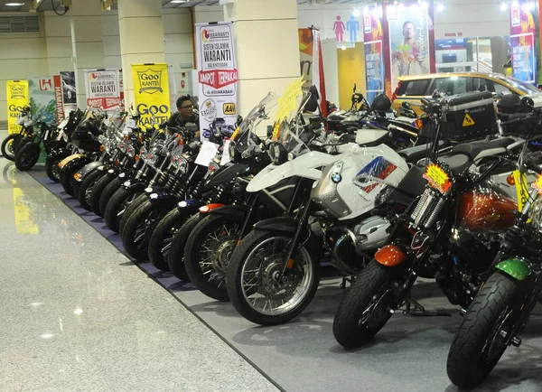 Kuala Lumpur Malaysia Juni 2017 Großes Motorrad Riesigem Showroom Ein — Stockfoto