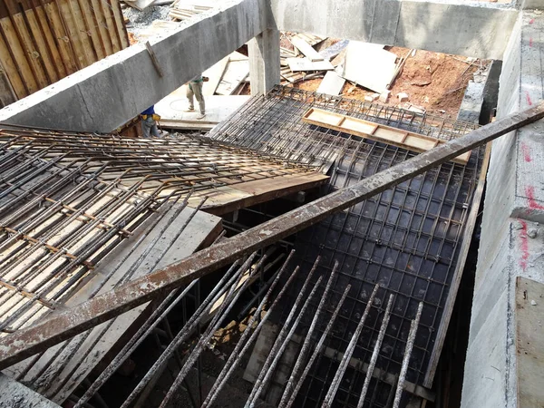 Kuala Lumpur Malaysia May 2018 Concrete Staircase Construction Construction Site — Stock Photo, Image