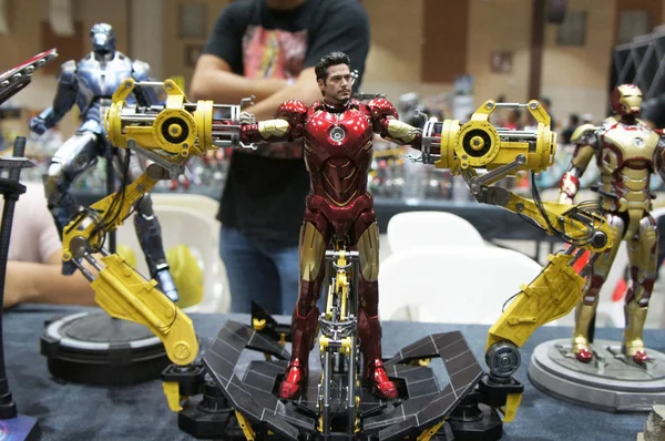 Kuala Lumpur Malaysien Oktober 2019 Ausgewählte Iron Man Figuren Aus — Stockfoto