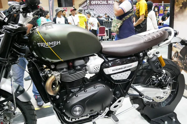 Kuala Lumpur Malaysia July 2019 Seletivo Focado Motor Motocicleta Alto — Fotografia de Stock