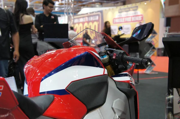 Kuala Lumpur Malaisie Mars 2019 Sélectif Axé Sur Guidon Moto — Photo