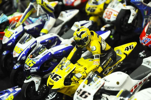 Kuala Lumpur Malaysia Julho 2016 Miniatura Modelos Motocicletas Esportivas Cima — Fotografia de Stock