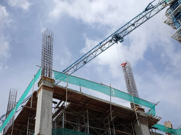 Kuala Lumpur Malaysia Januari 2017 Building Reinforcement Concrete Structure Construction — Stock Photo, Image