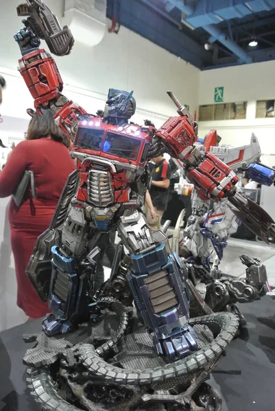 Kuala Lumpur Malaisie Avril 2018 Personnage Fictif Optimus Prime Dans — Photo