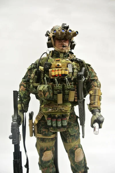 Kuala Lumpur Malaysia Maj 2018 Valt Fokuserad Modern Armé Actionfigur — Stockfoto