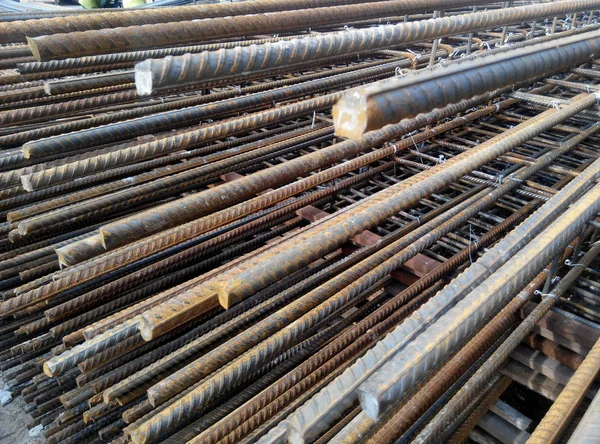 Selangor Malaysia May 2016 Hot Rolled Deformed Steel Bars Steel — Stock Photo, Image