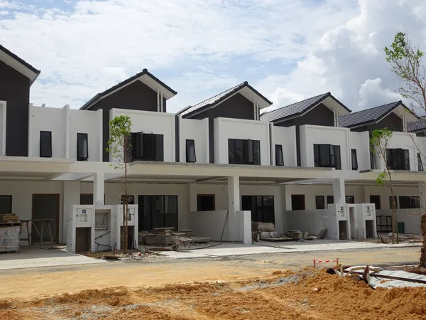 Seremban Malasia Junio 2019 Nueva Casa Terraza Lujo Dos Pisos — Foto de Stock